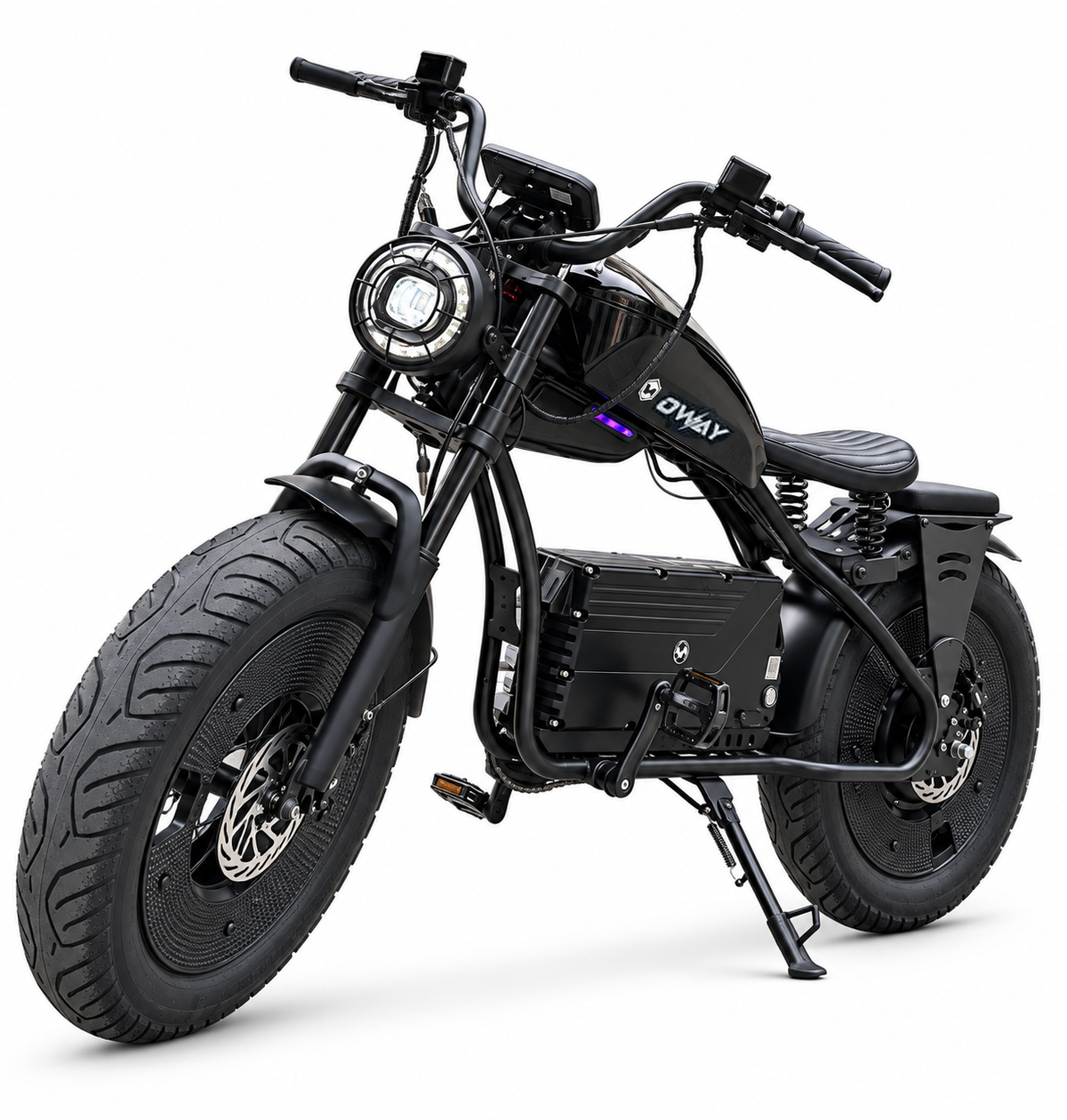 Retro 1500W 60Ah Long Range  Fat Tire E-Bike – Powerful & Comfortable Cruiser Ride