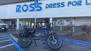 Oway LITE 1500W Retro Cruiser Electric Bike | 70km/h High Speed | Removable lithium battery