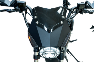 Aluminum alloy windshield with turn signals