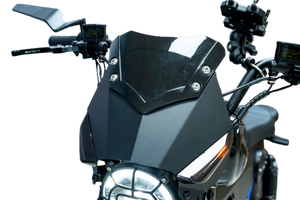 Aluminum alloy windshield with turn signals