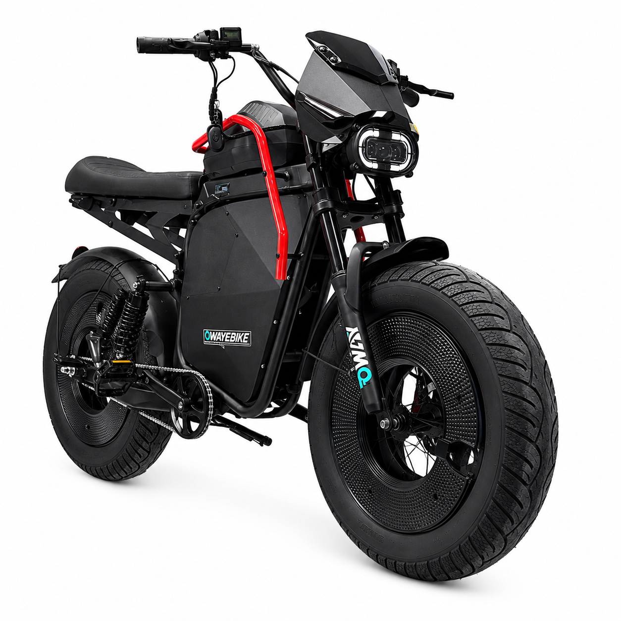 OWAY X1 Retro Fat Tire Electric Bike, High Speed Long Range Electric Bicycle for Adults
