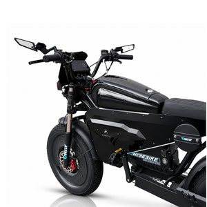 3000W High Speed Retro Smart Fat Tire E-Bike for Adults, 60V 50Ah Long Range Battery City Electric Bicycle, Equipped with Cruise Control, Bluetooth Audio, Speed Limiter and Anti-Theft System