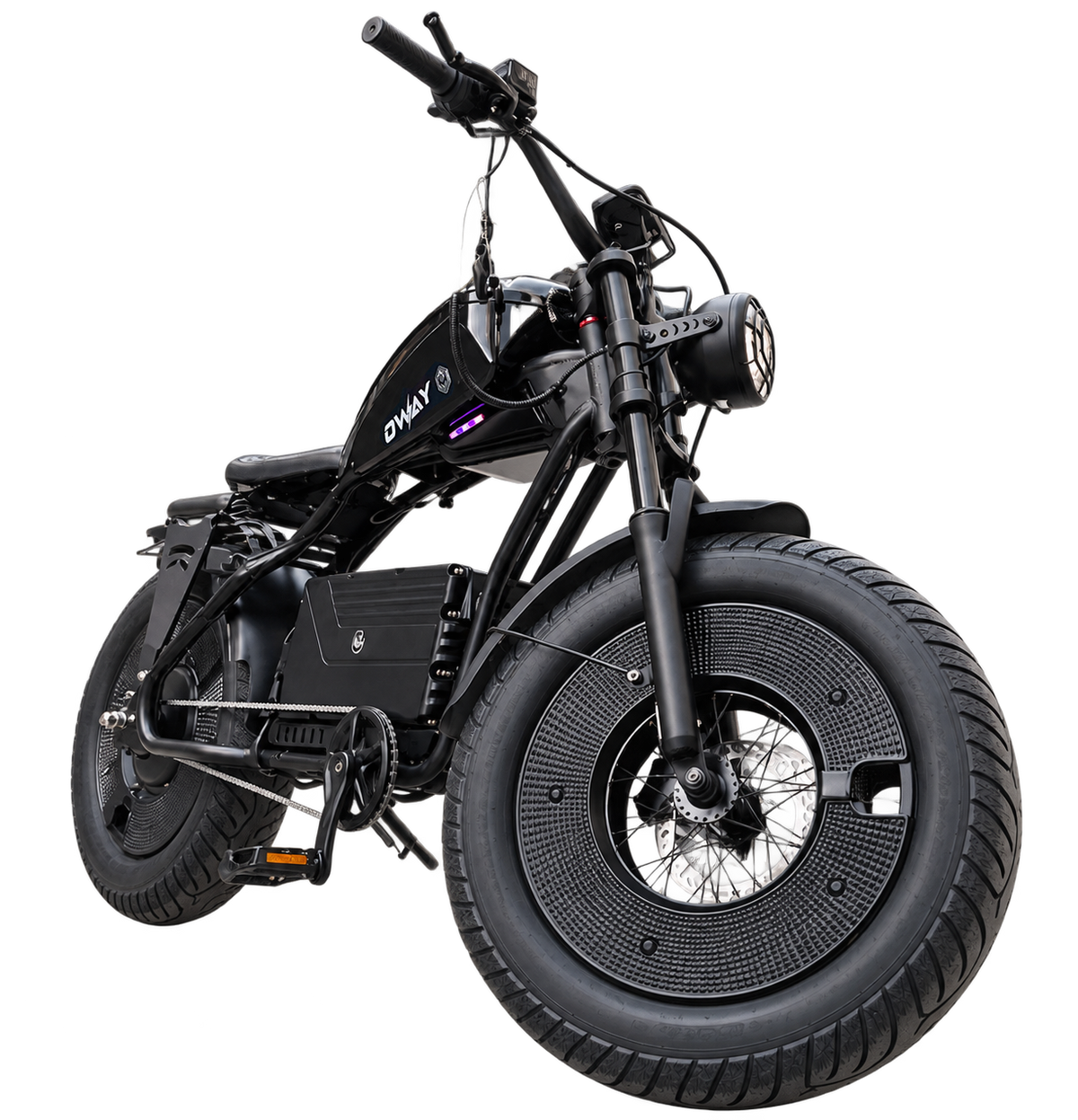 Retro 1500W 60Ah Long Range  Fat Tire E-Bike – Powerful & Comfortable Cruiser Ride